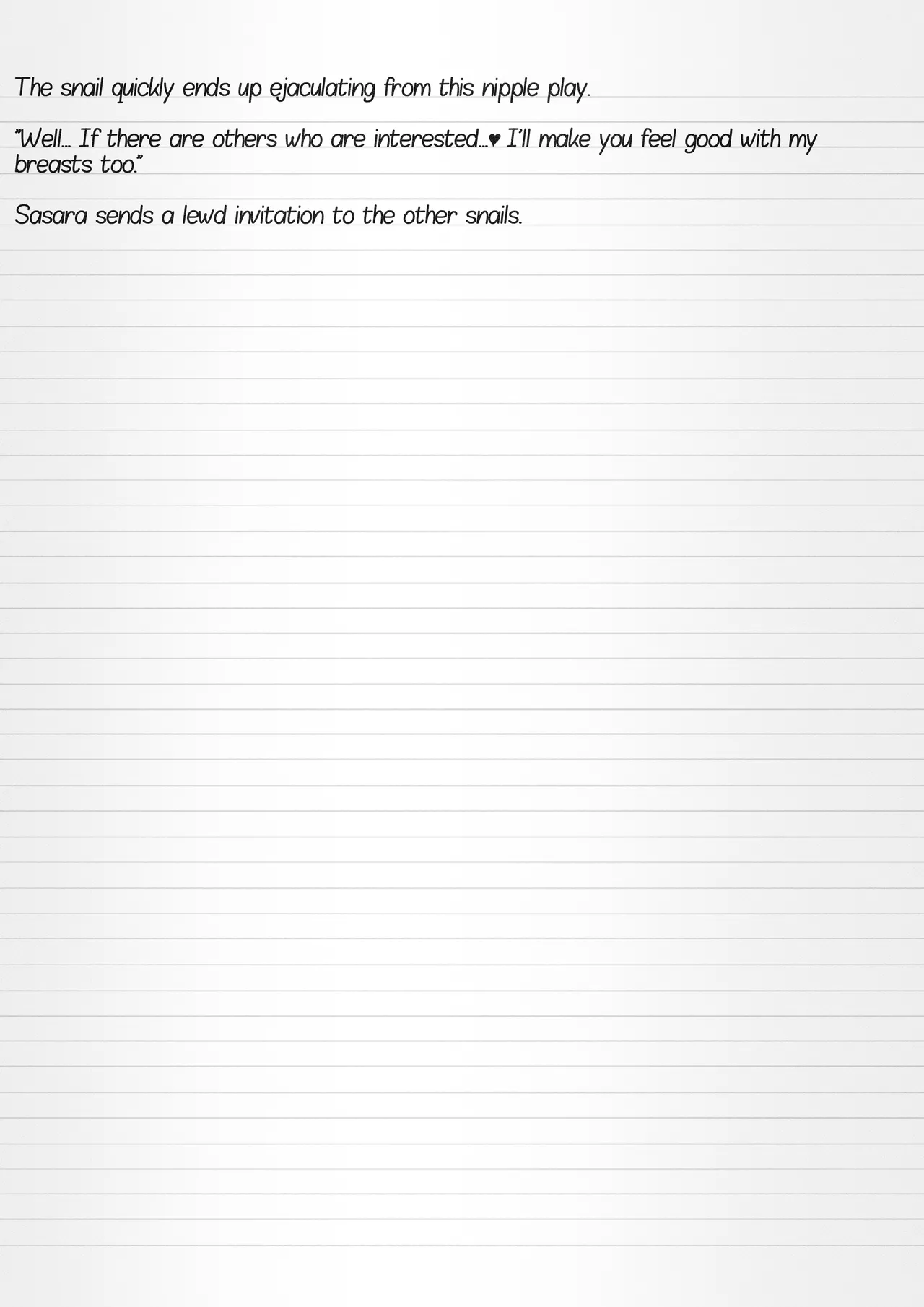 Misuke's Short Stories 23 - 3 Girls and Meat-Eating Snails page 11 full