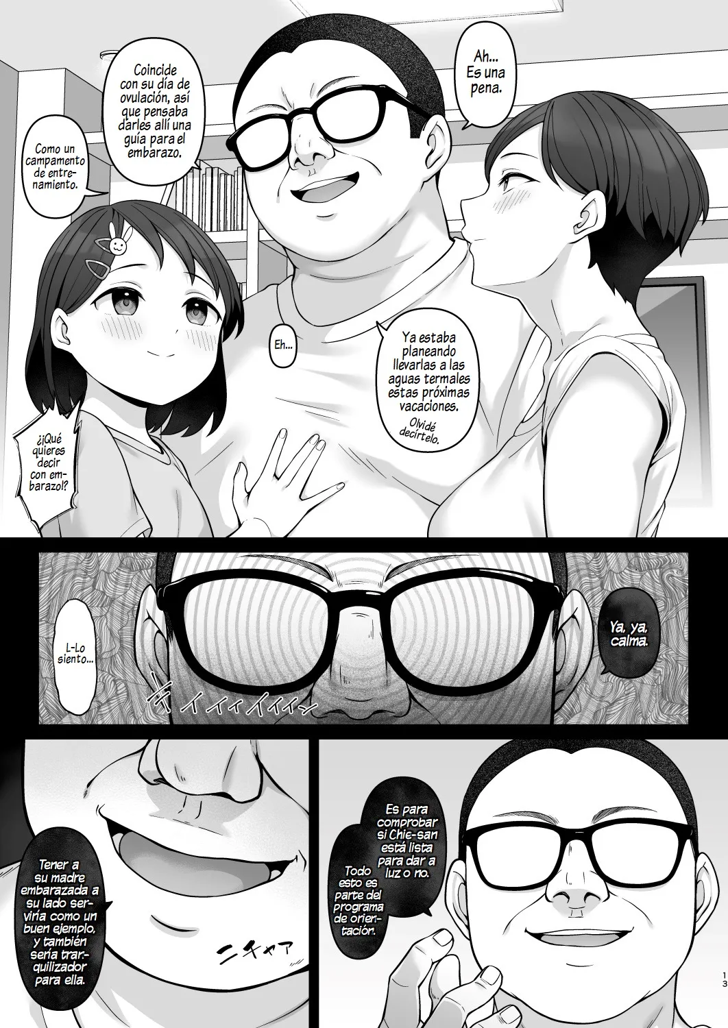 Sasaki-ke Saimin NTR Oyakodon 2 -Ninshin Shidou Hen- | La Infidelidad Hipnótica de la Madre y la Hija de la Familia Sasaki 2 -Guía de Embarazo- page 12 full