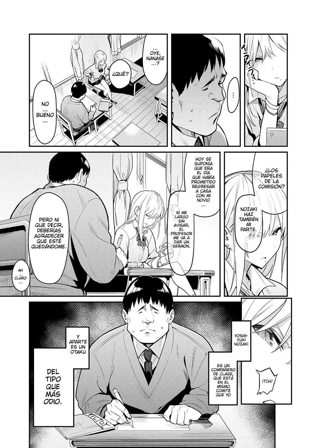 seiyoku tsuyo tsuyo- La bella y la bestia ~la gyaru caliente y el otaku virgen~part 1 page 5 full
