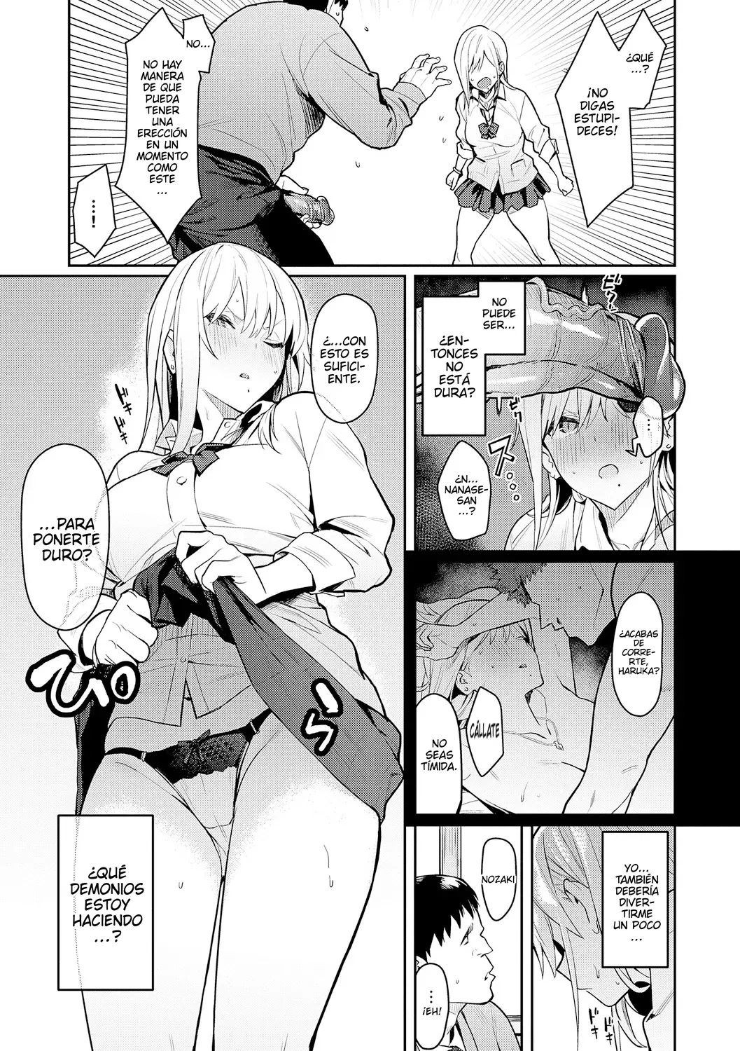 seiyoku tsuyo tsuyo- La bella y la bestia ~la gyaru caliente y el otaku virgen~part 1 page 9 full