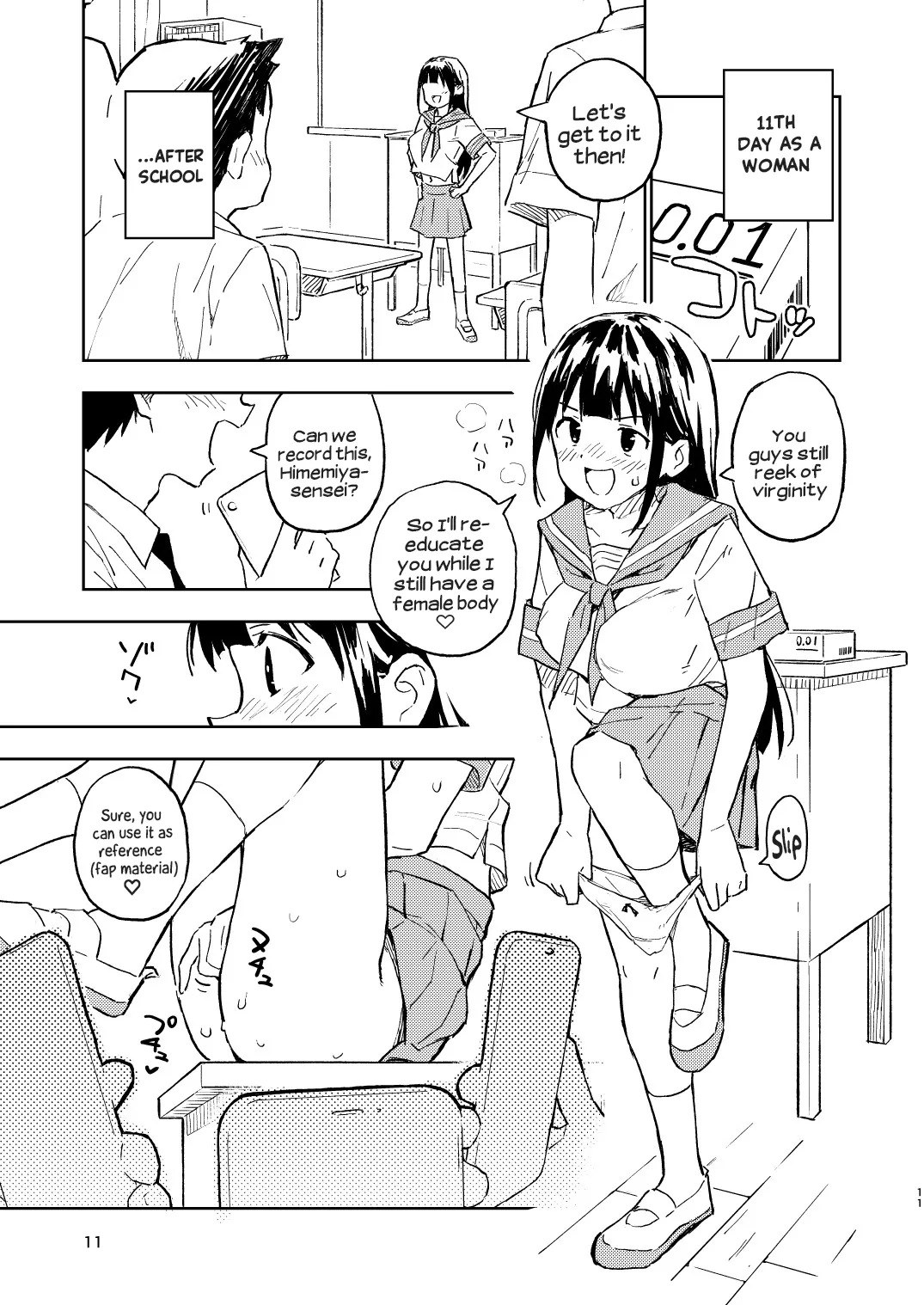 1-kagetsu Ninshin Shinakereba Otoko ni Modoreru Hanashi  | As Long As I Don't Get Pregnant for 1 Month, I'll Turn Back Into a Man page 10 full