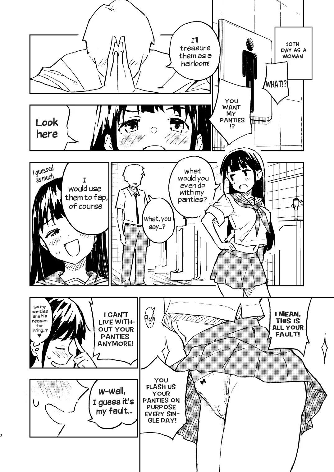 1-kagetsu Ninshin Shinakereba Otoko ni Modoreru Hanashi  | As Long As I Don't Get Pregnant for 1 Month, I'll Turn Back Into a Man page 7 full