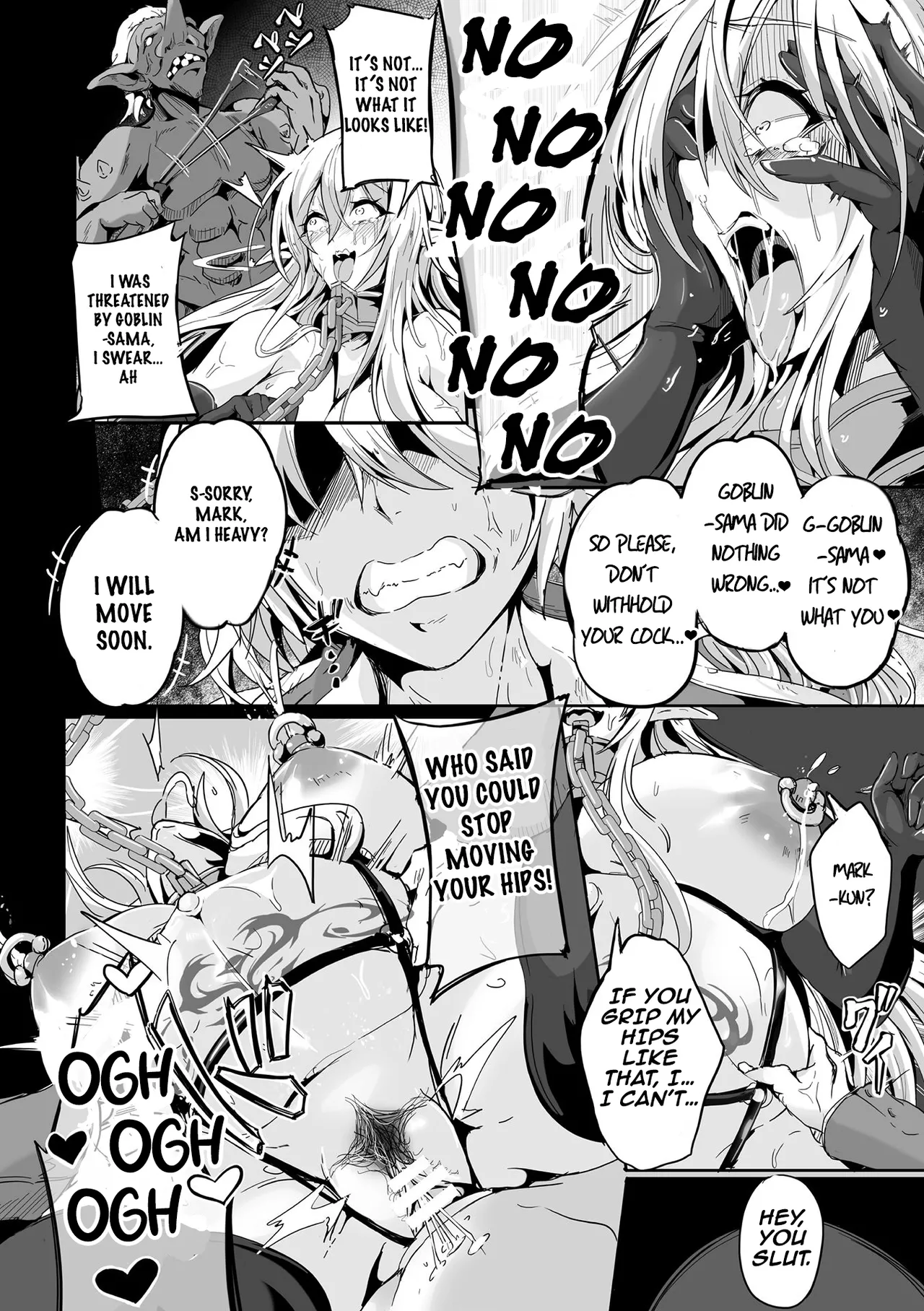 Kooni no Kuni no Mesu Elf Ch. 3 | Female Elves of the Goblin Country Ch. 3 page 12 full