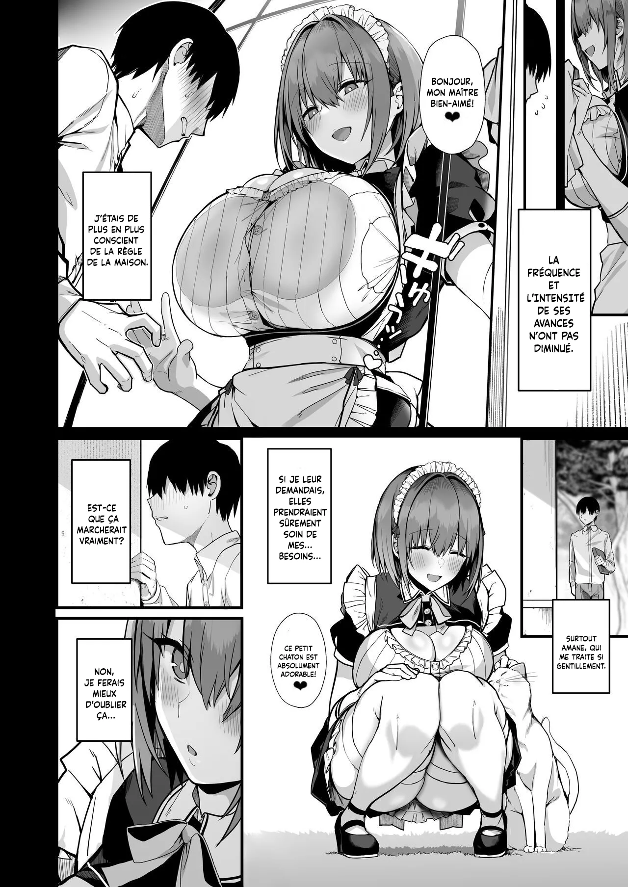Servante de l'amour - Une histoire d'amour avec une gentille et douce servante lubrique aux gros seins page 11 full