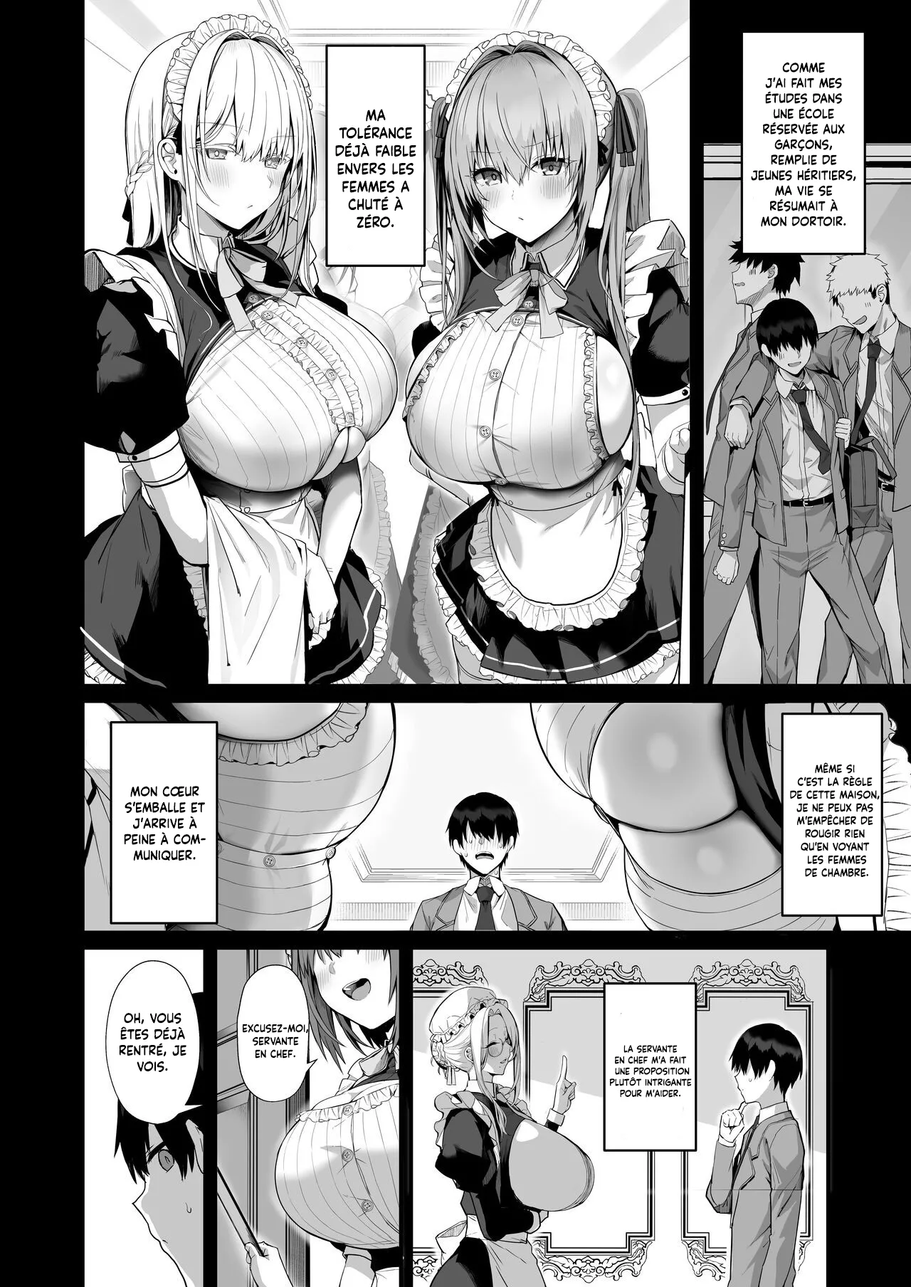 Servante de l'amour - Une histoire d'amour avec une gentille et douce servante lubrique aux gros seins page 7 full