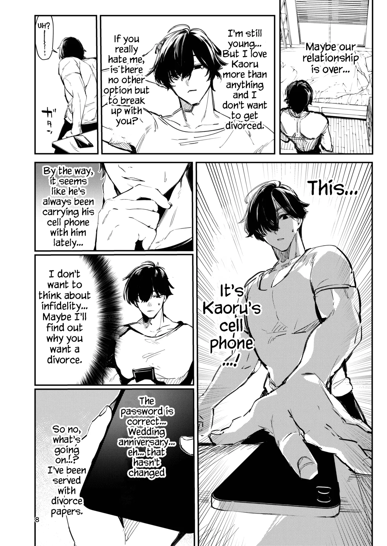 Dumb wife, re-education. page 8 full