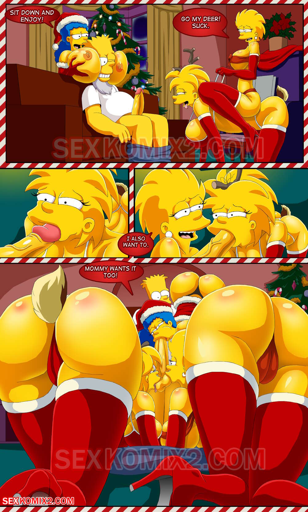 The Simpsons. Christmas Miracle. by sexkomix2.com page 5 full