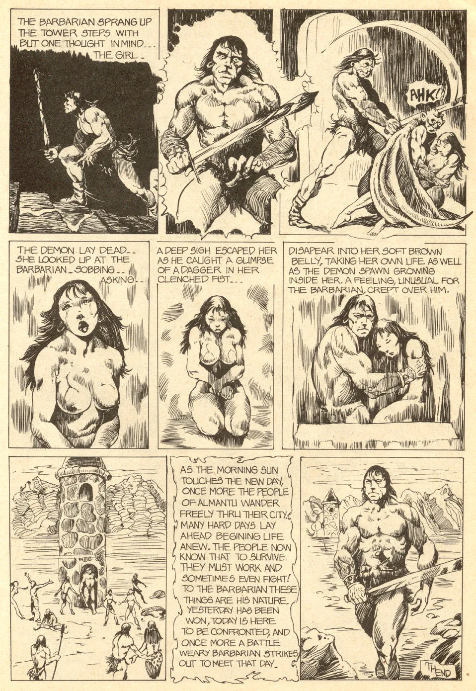 Barbarian Comics #3 page 11 full