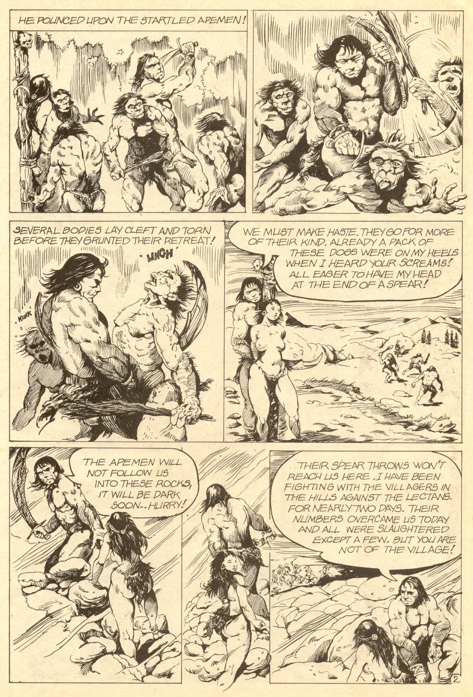 Barbarian Comics #3 page 5 full