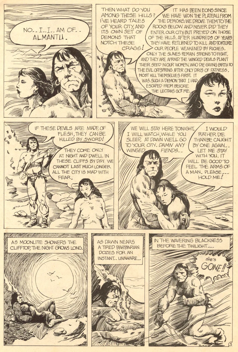 Barbarian Comics #3 page 6 full