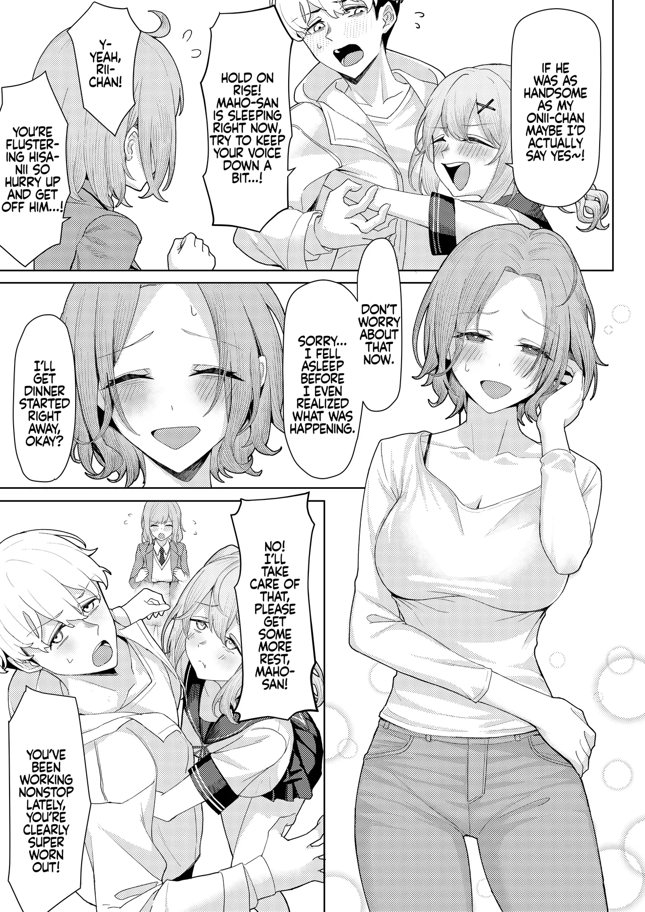 Chichi no Saikon de Doukyo suru Koto ni Natta Gibo no Gijou Shimai to Kawarugawaru Sex shite shimatta Hon | Living with My Stepmom and Stepsisters After Dad's Remarriage and Having Sex with Them All page 4 full