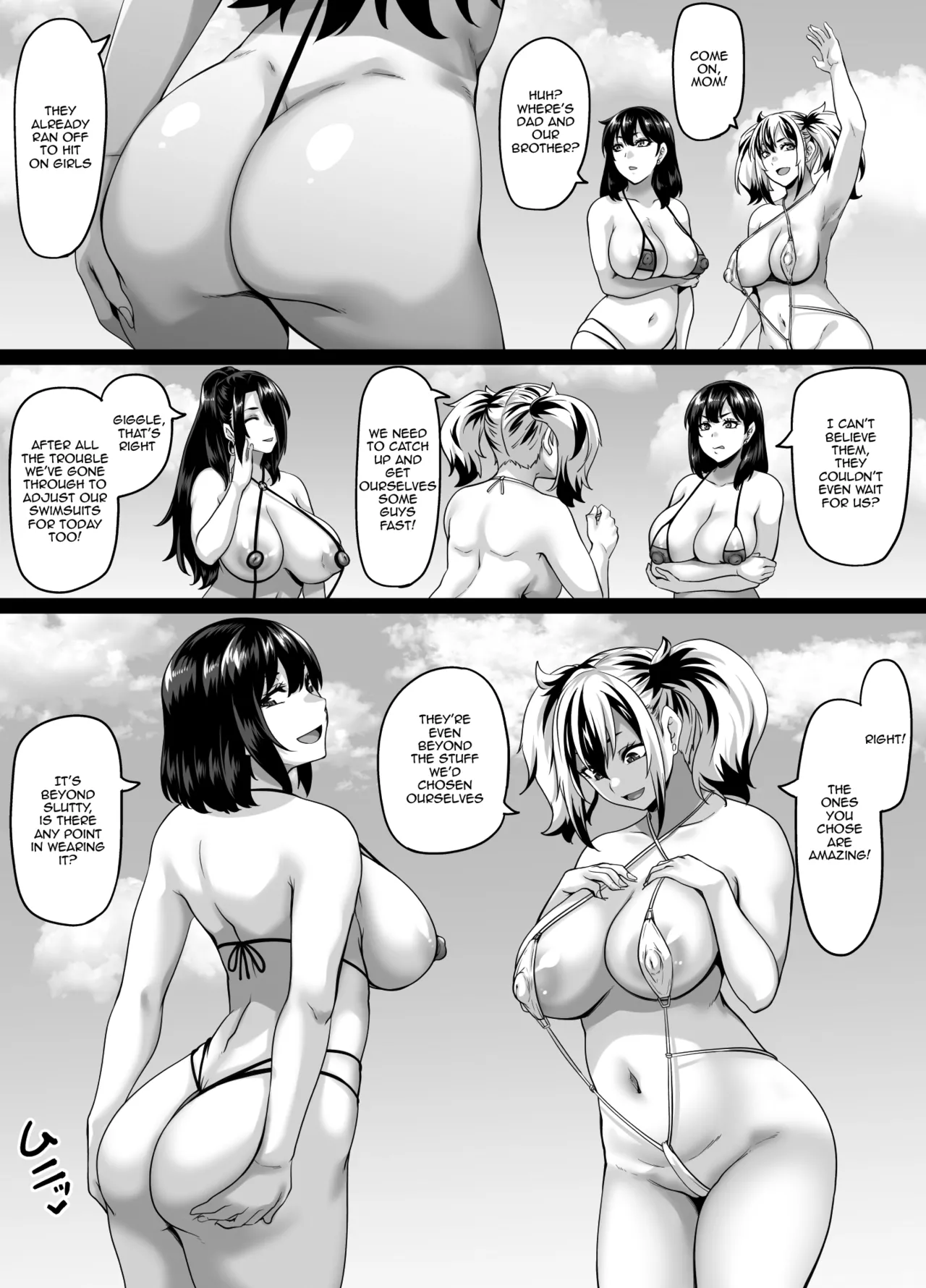Kazoku Ryokou wa Yarimoku Beach de Sex Zanmai 3 Okaa-san Hen page 3 full