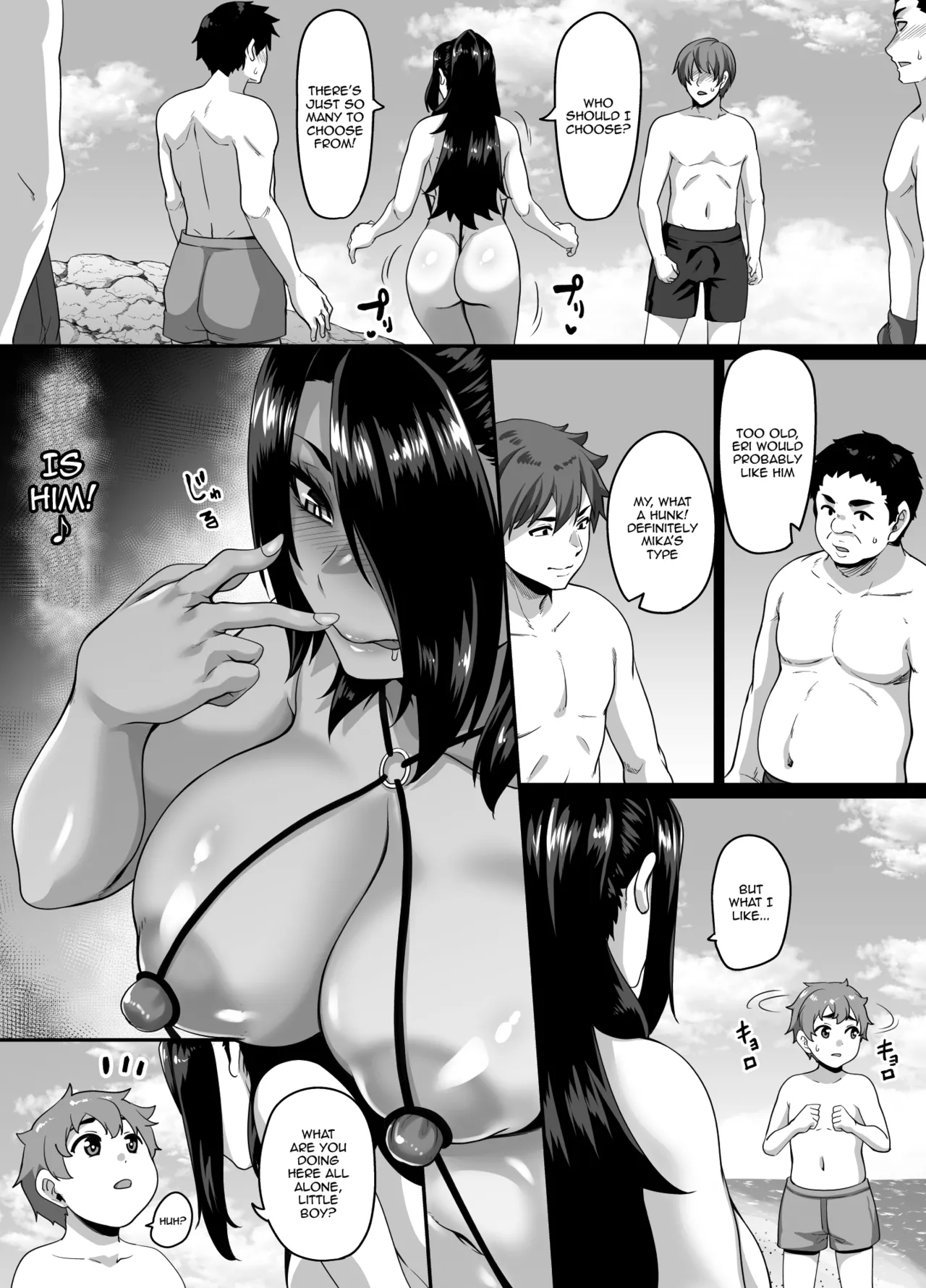 Kazoku Ryokou wa Yarimoku Beach de Sex Zanmai 3 Okaa-san Hen page 7 full