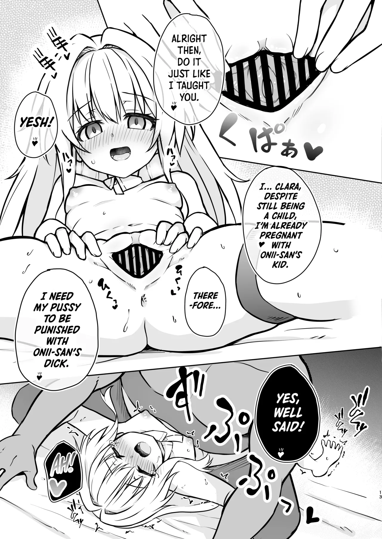 Clara o Saimin Shite Hanshoku no Unmei o Ayumitai | Hypnotizing Clara to Breed for Life page 12 full