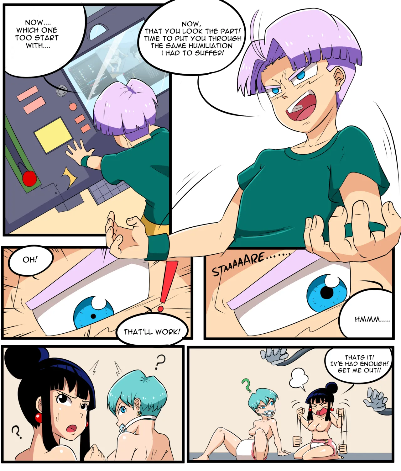 DBZ Moms Vs. The Diaper Machine  - RED-MODA page 9 full