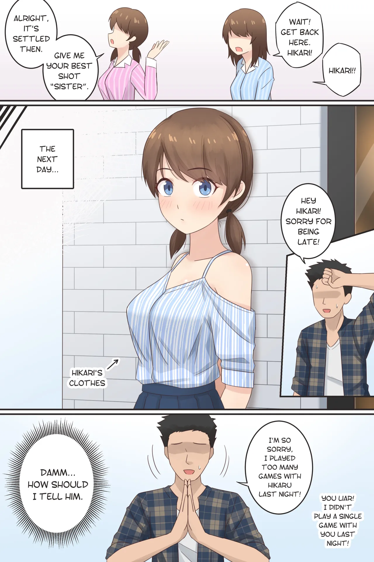 When My Twins Childhood Friend Became a Girl page 3 full