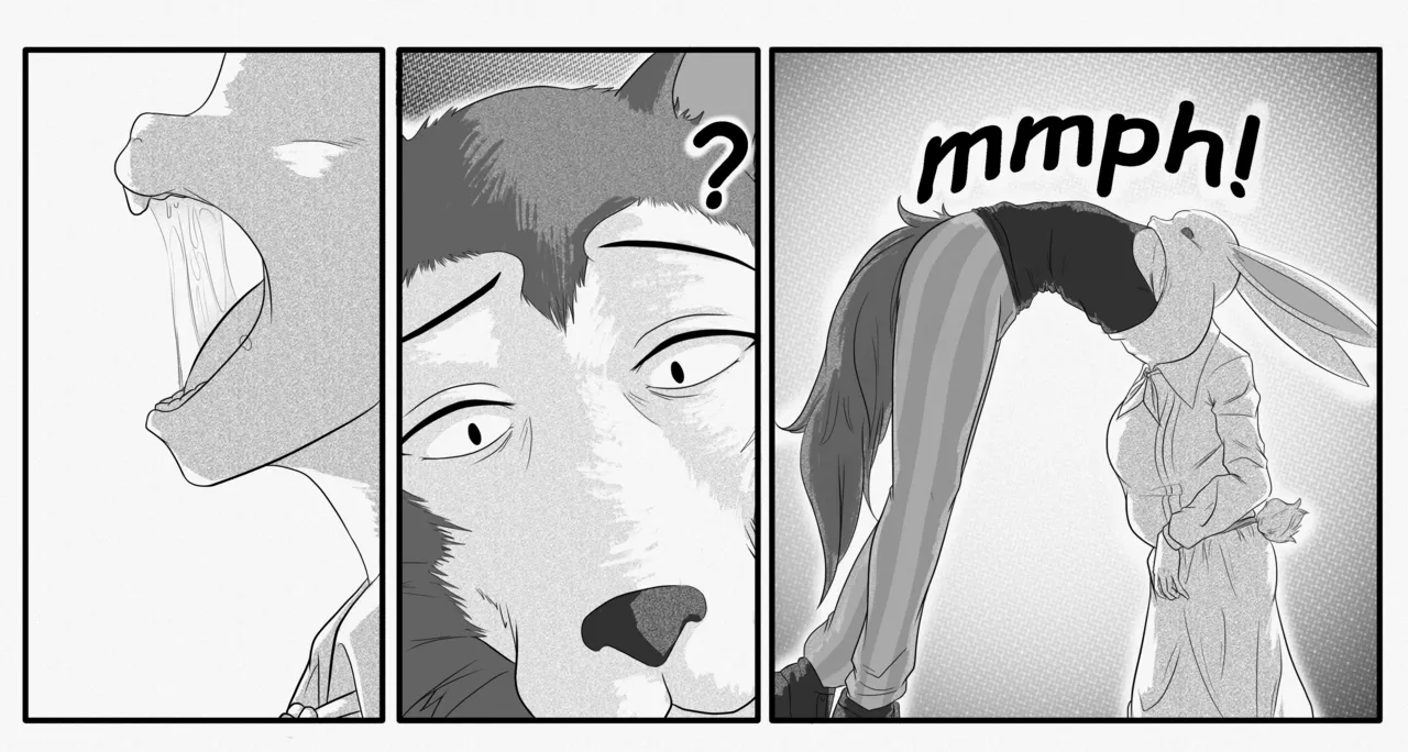 Haru and Legoshi's "Kiss" page 3 full