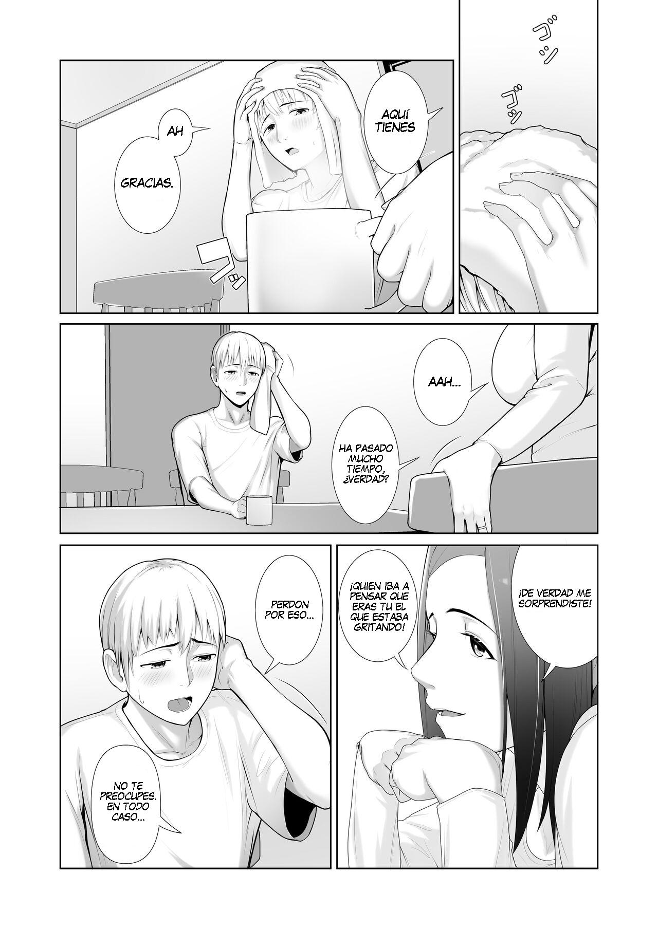 Yuujin no Hahaoya ni Fudeoroshi Saremashita | La Mamá de Mi Amigo Me Quitó la Virginidad page 10 full