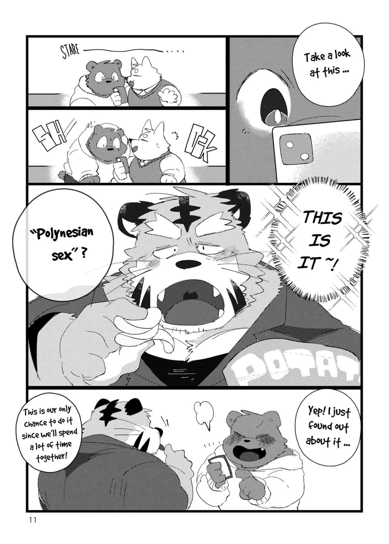 the book about  being abstinent and horny while having polynesian sex with an old kansaii tiger page 11 full