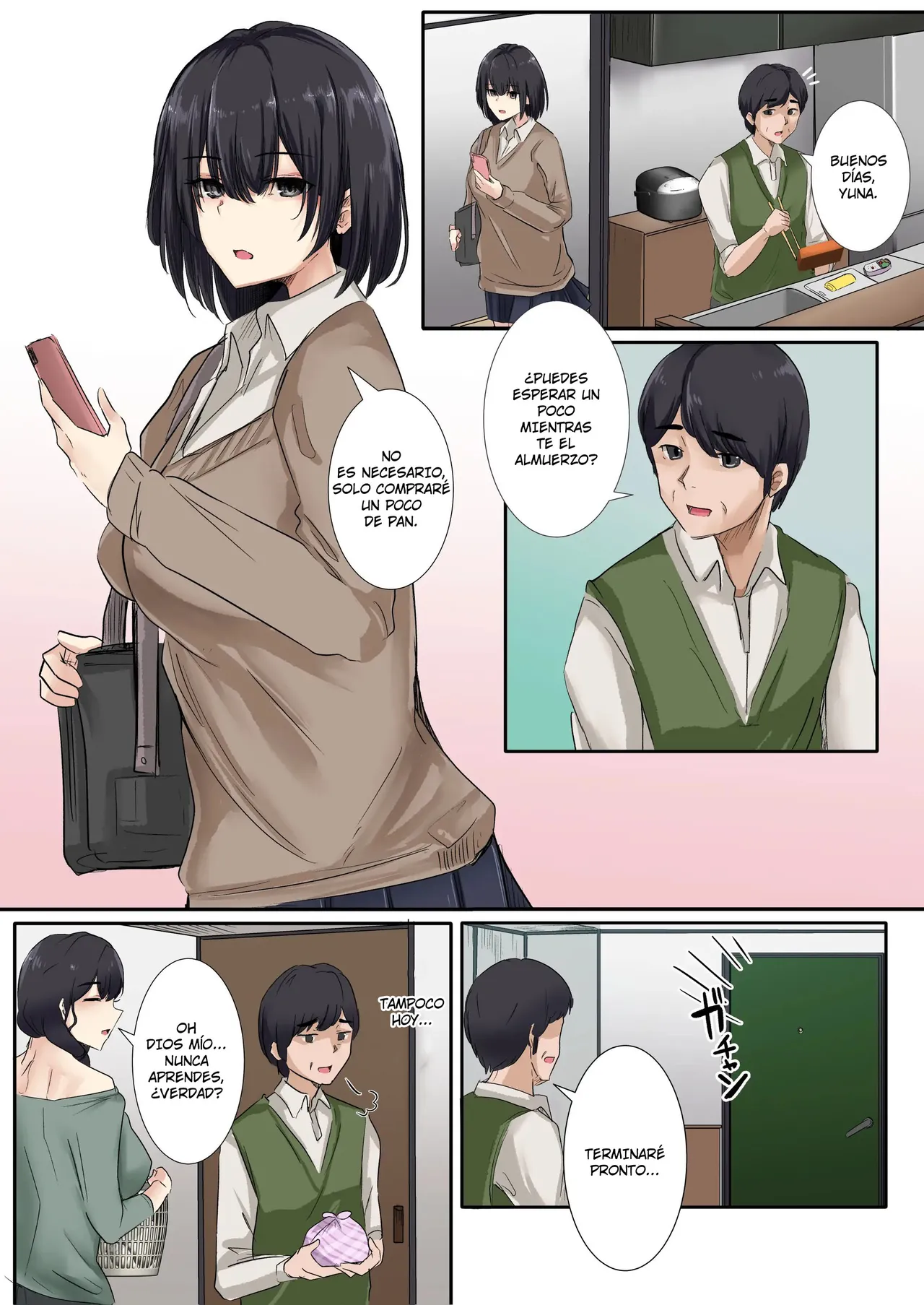 Otou-san to Sex Shitara Dame desu ka？| ¿Está Mal Tener Sexo con mi Papá？ page 9 full