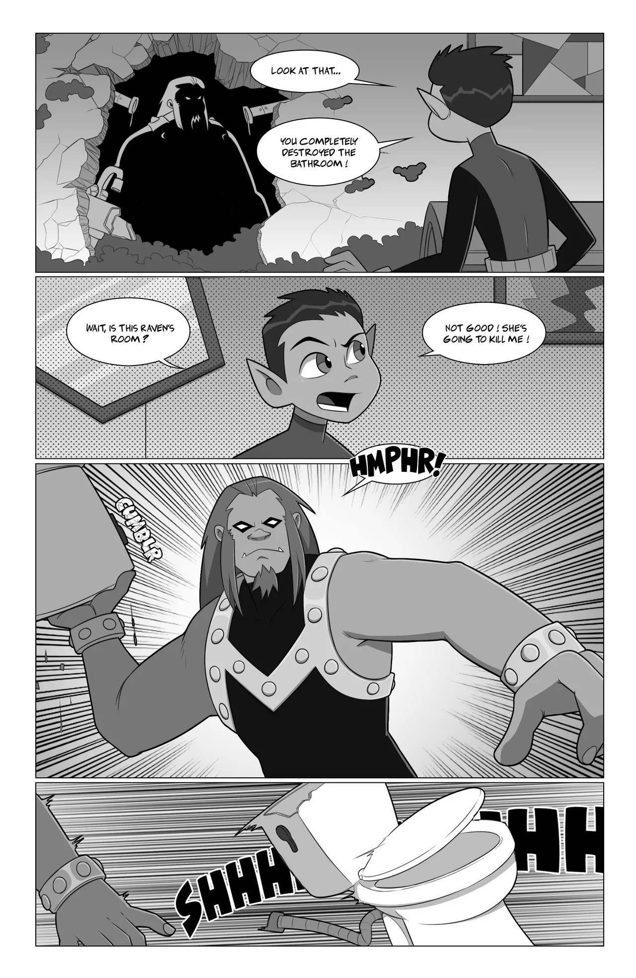 A Teen Titan's Toilet Troubles page 4 full