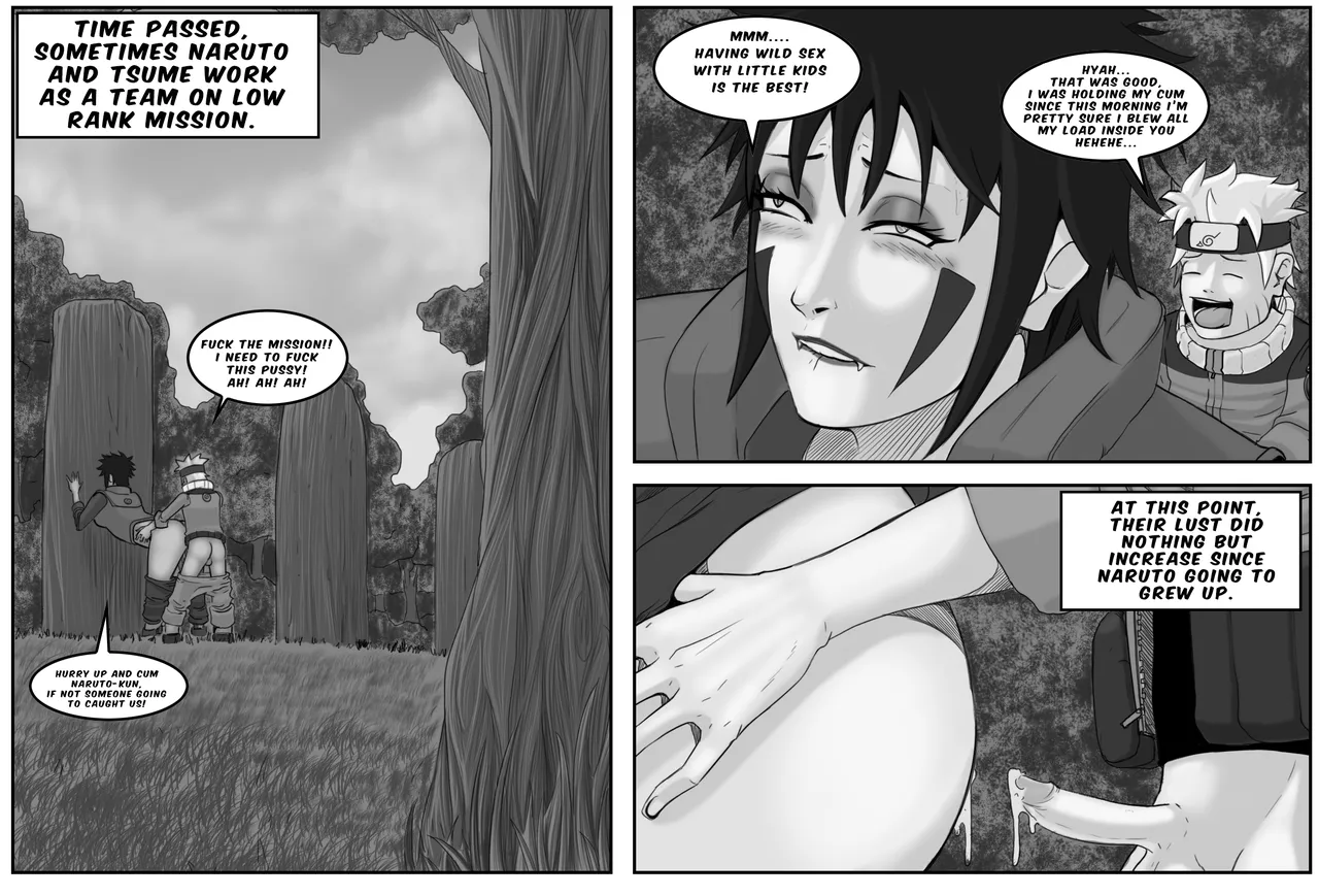 Tsume inuzuka and uzumaki naruto 18+ story page 12 full
