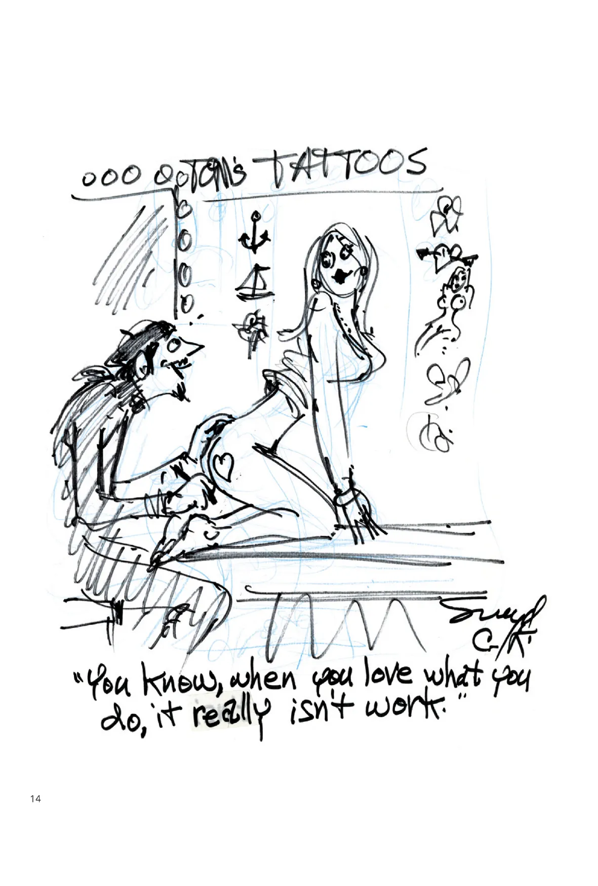 Secret Sneyd: The Unpublished Cartoons of Doug Sneyd page 12 full