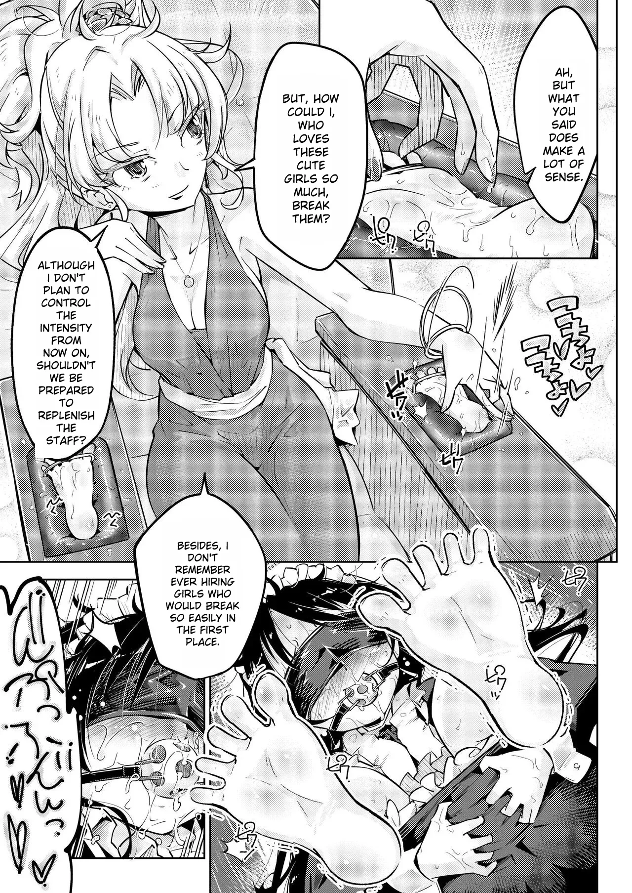 Ojou-sama Tenraku Ashiura Kusuguri Jigoku | The young ladie's foot tickling hell page 8 full