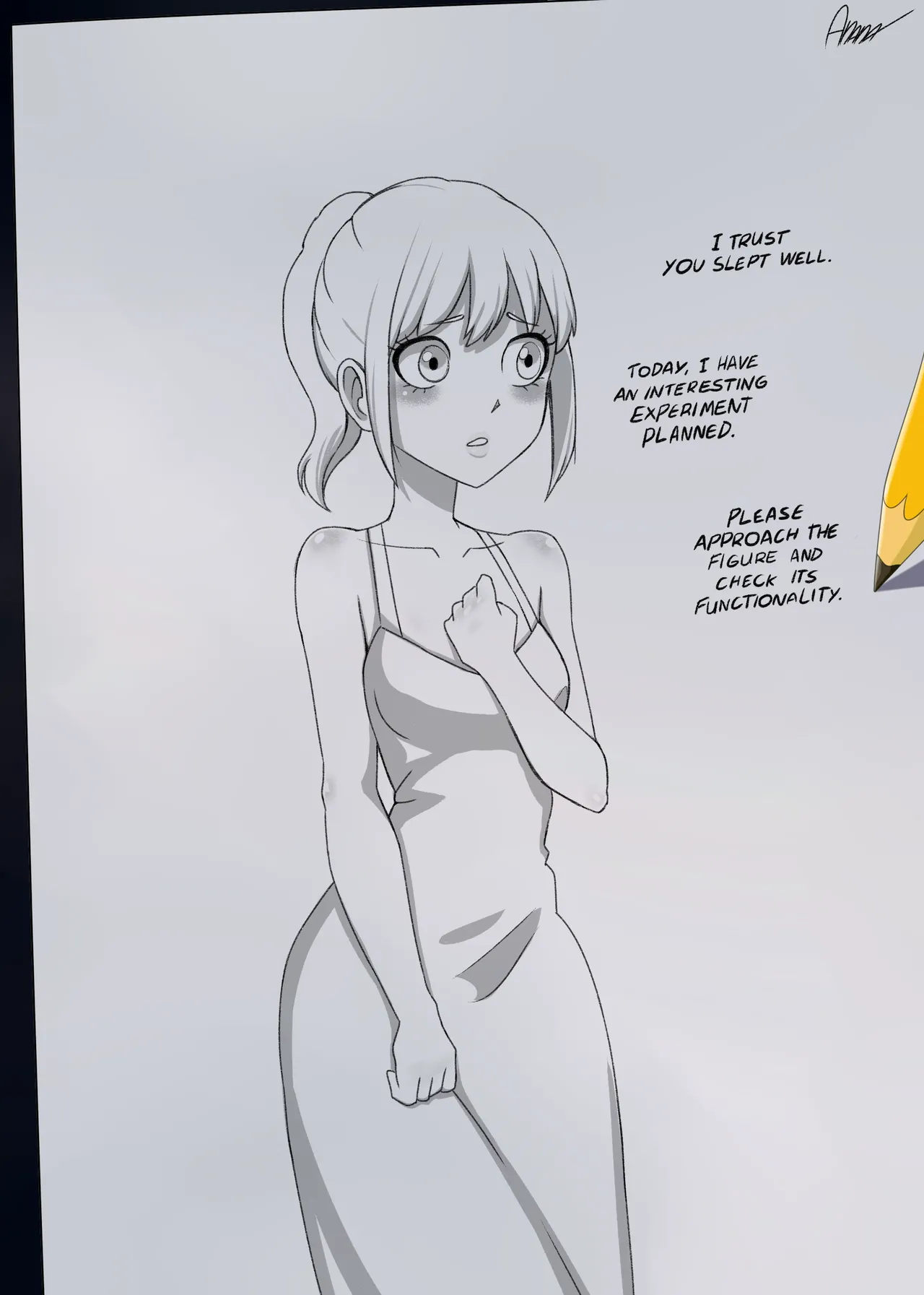 SCP-085 Hand-drawn "Cassy" page 3 full