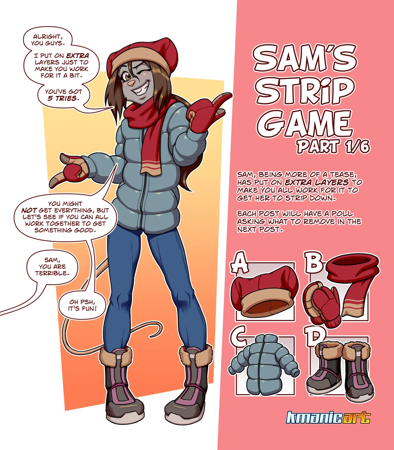 Fran & Sam's Strip Games page 8 full