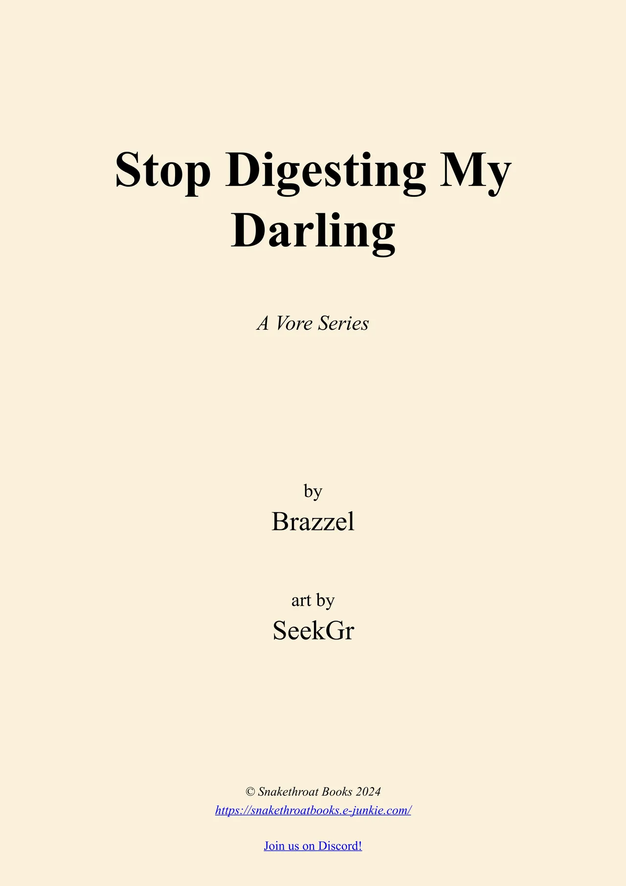 Stop Digesting my Darling 4 page 3 full