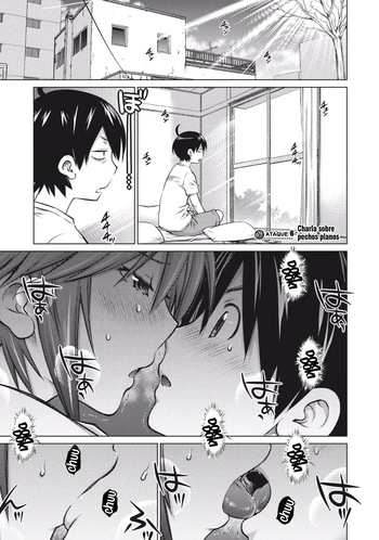 [Aizome Gorou] Hinnyuu Mondou (Ooki Onnanoko wa sukidesu ka? Chap.6) | Charla sobre pechos planos (Te gustan las chicas grandes? Cap.6) [Spanish] [Harenchi no Fansub] [Digital] cover