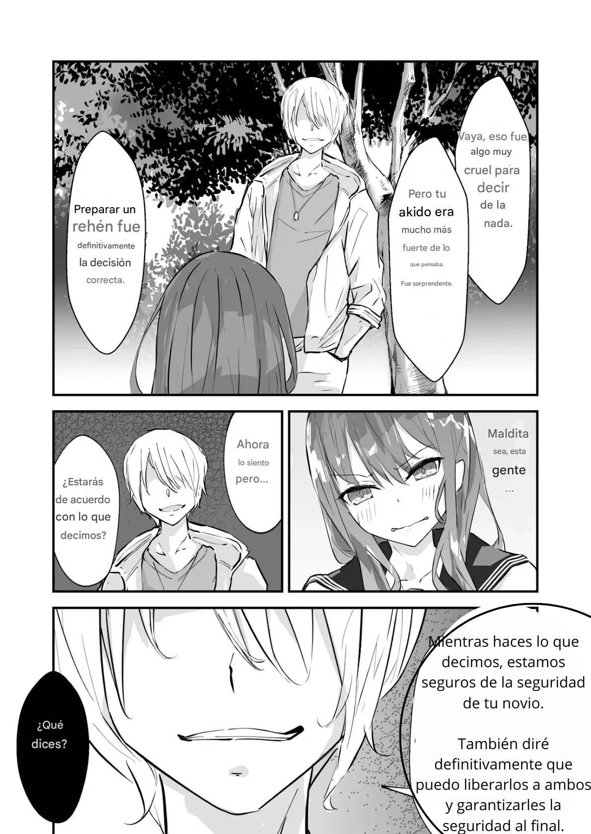 JK Kuppuku Kousoku ~Aikidou Shoujo ga Maketa Hi~ | Restricción y Sometimiento de una JK ~El Día en que la Chica de Aikido Perdió~ page 11 full