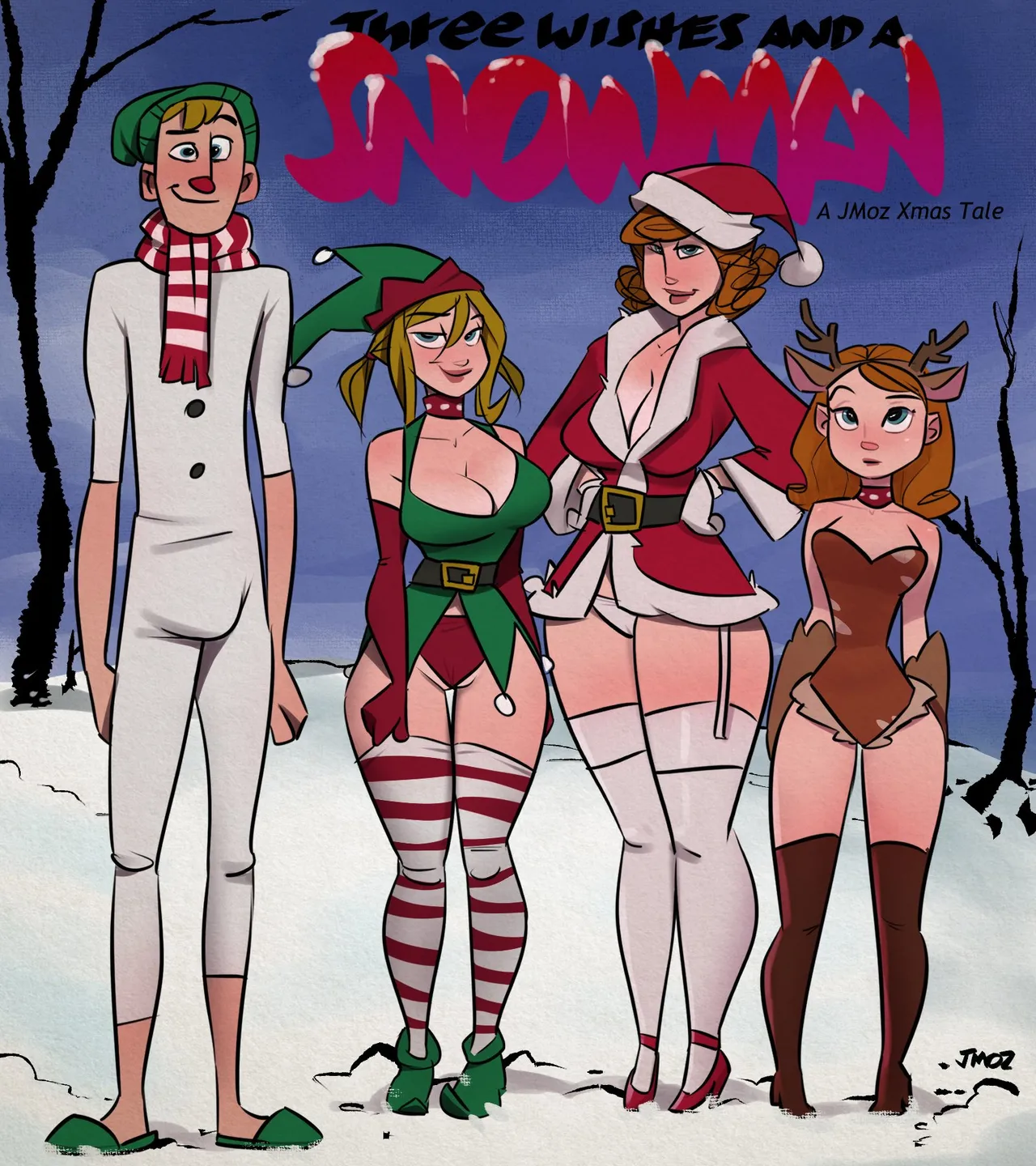 Three Wishes and a Snowman page 1 full