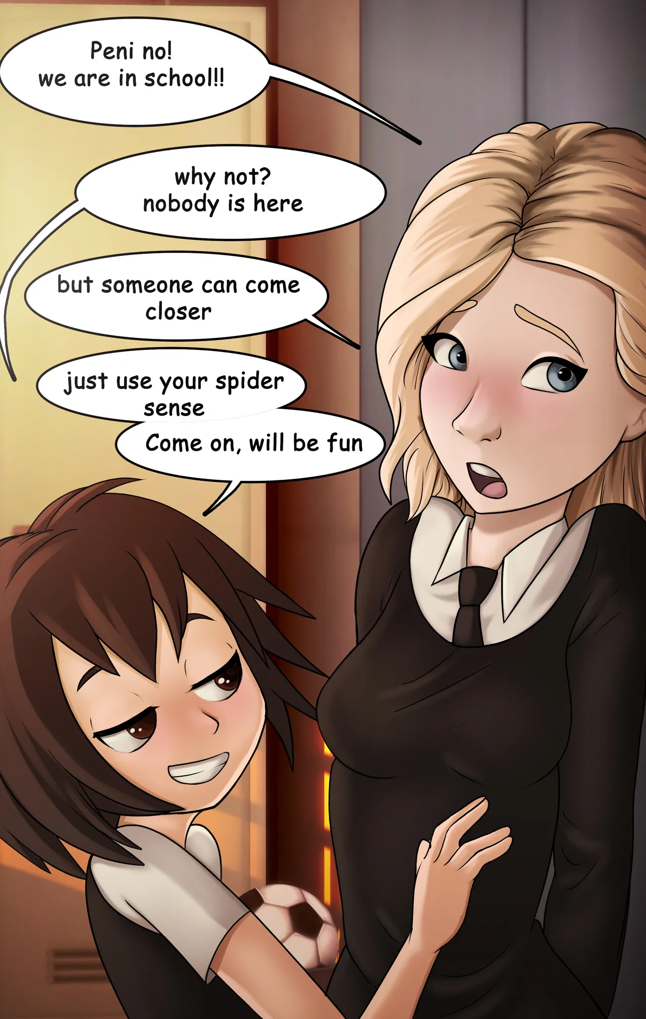 Peni and Gwen's Secret page 1 full