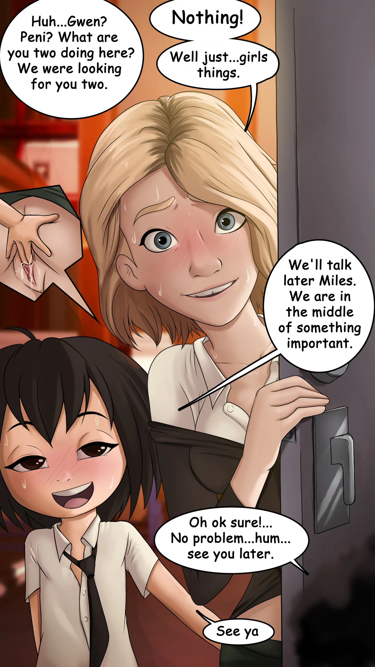 Peni and Gwen's Secret page 6 full