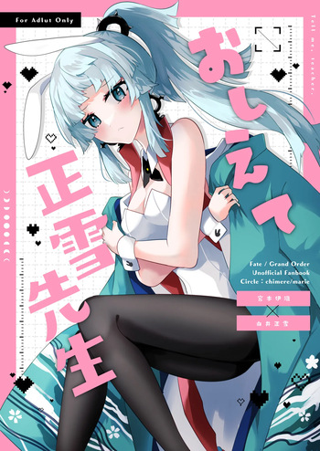 [chimere/marie (Ugetsu)]Oshiete Shōsetsu sense (Fate/Grand Order)  [Digital] cover