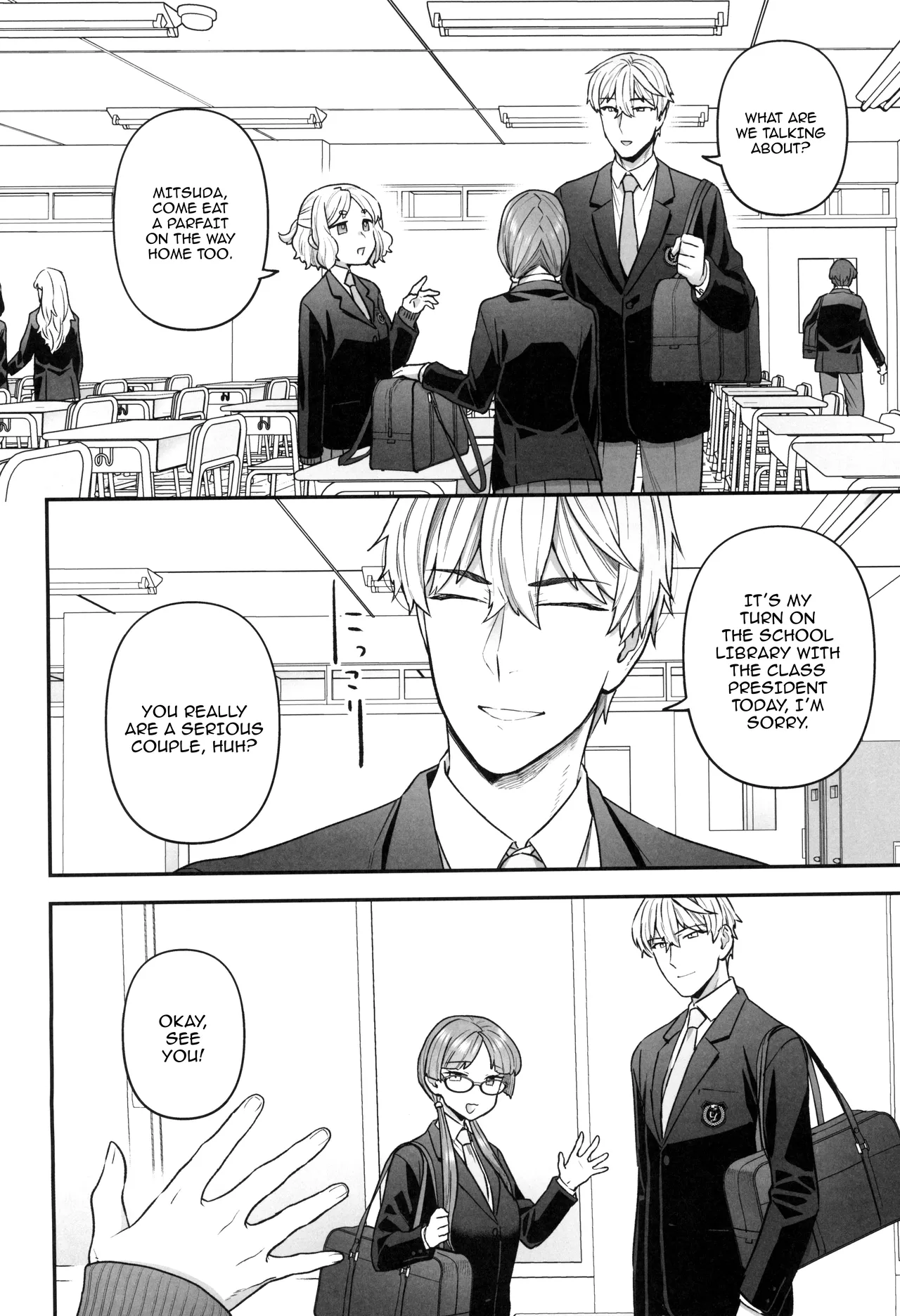 Iinchou to Mitsuda-kun no Houkago - Otonashi Kotoha and Mitsuda Makoto | The Prez and Mitsuda-kun After Class - Otonashi Kotoha and Mitsuda Makoto page 6 full