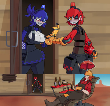 [Kulodrones] Outside of work (Team Fortress 2) cover