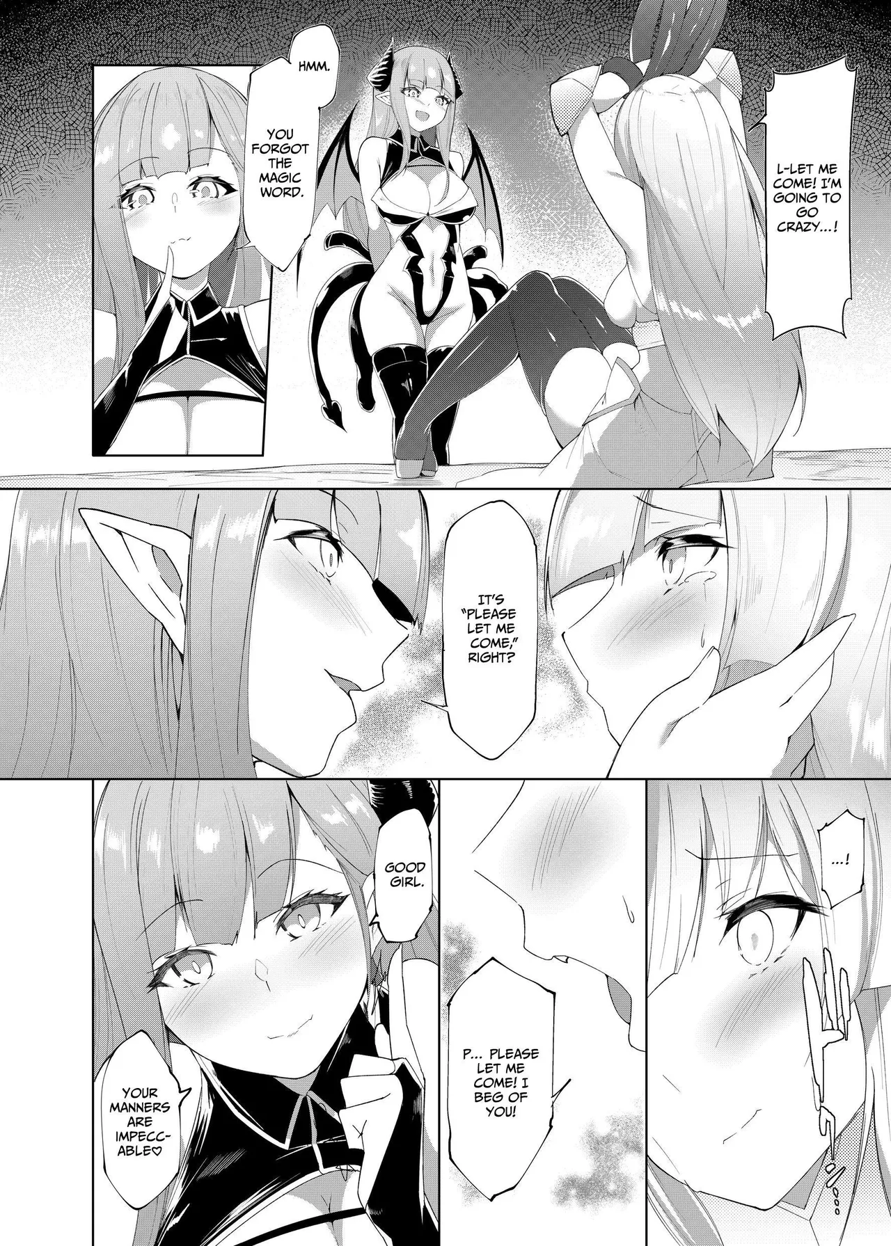 Princess Fetishism ―A story of a princess knight whose feet and armpit are trained by a demon and becomes a perverted demon.― page 11 full