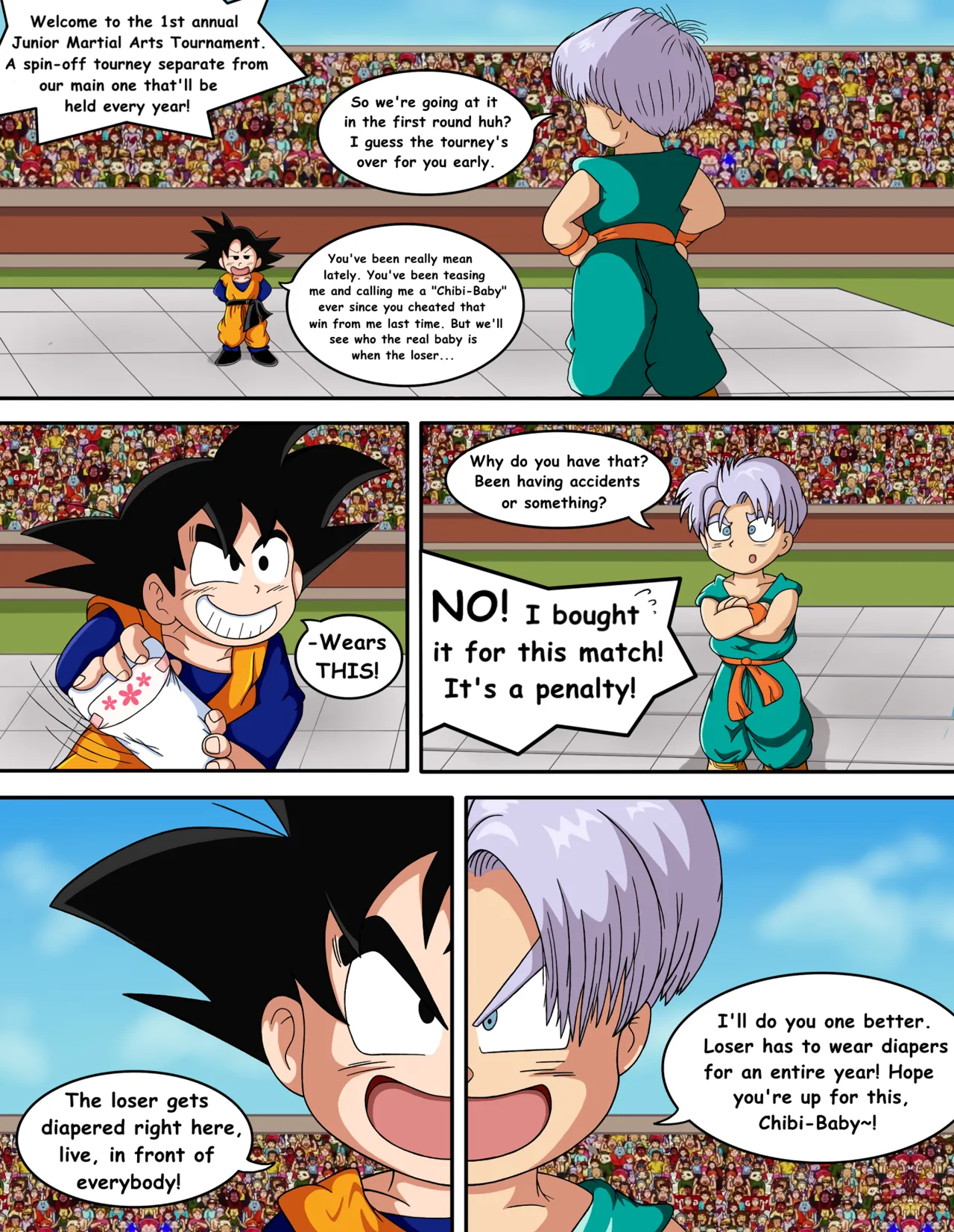 Bet at the Budokai page 1 full