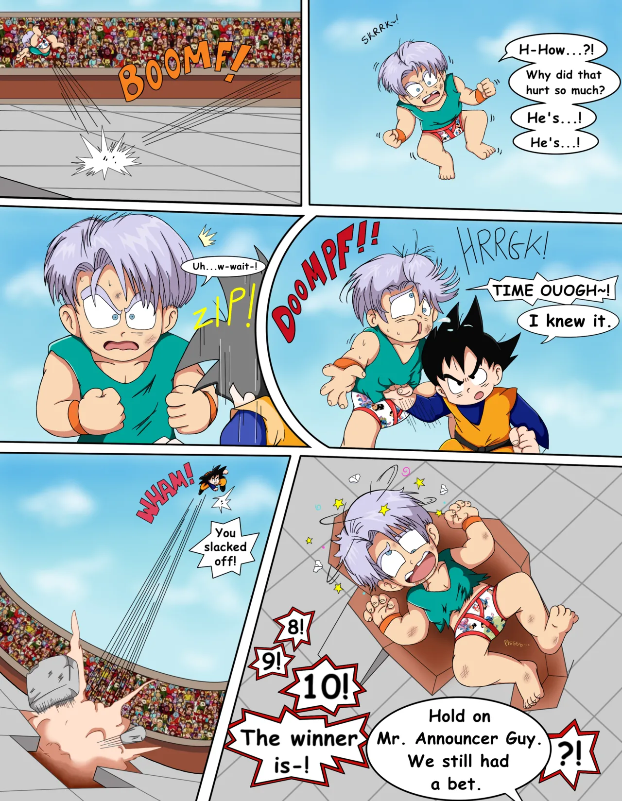 Bet at the Budokai page 4 full