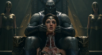 Wonder Woman Devastated [AI Generated] cover