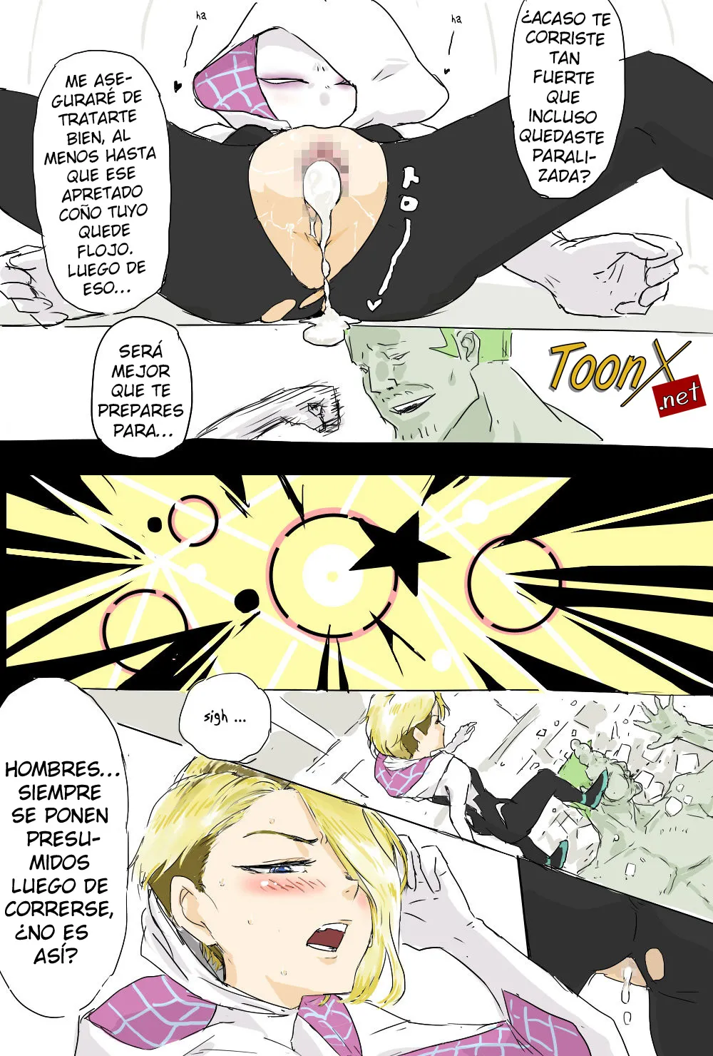 Haramase Gwen-chan | Impregnated Gwen page 5 full