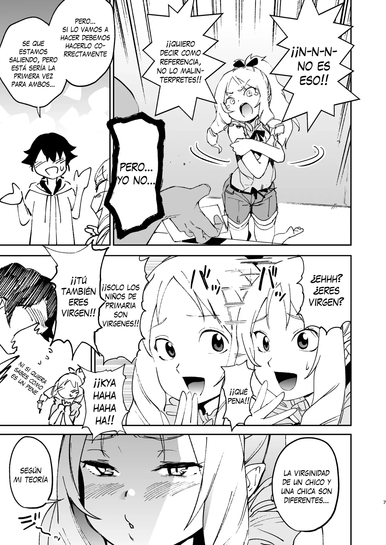 Yamada Elf-sensei no Yaruki SEX Fire | El ardiente entusiasmo sexual de Yamada Elf-sensei page 6 full