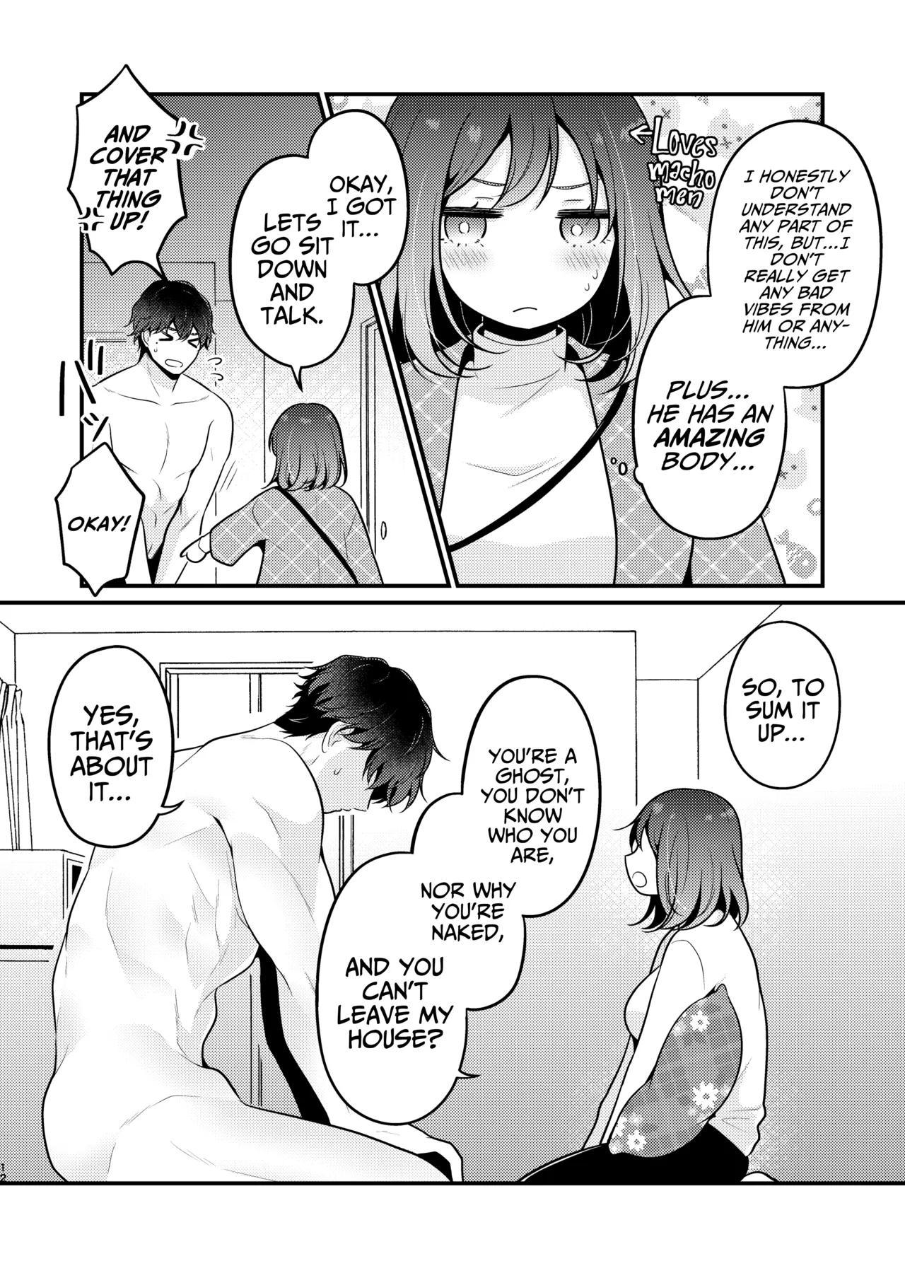 Gori Macho Yuurei ni Maiban Kakareteimasu! page 12 full