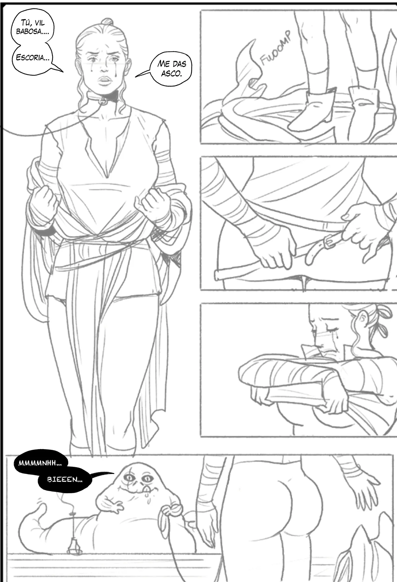 Rey Slave of the Hutt - Rey Esclava del Hutt page 11 full