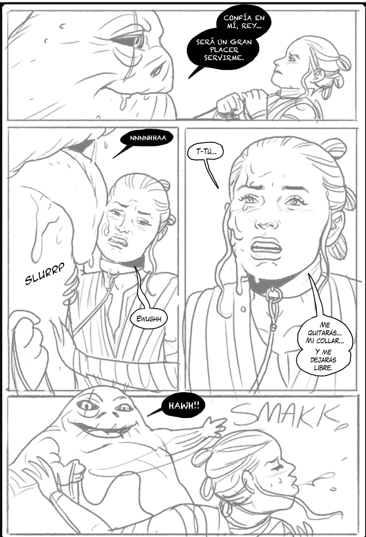 Rey Slave of the Hutt - Rey Esclava del Hutt page 8 full