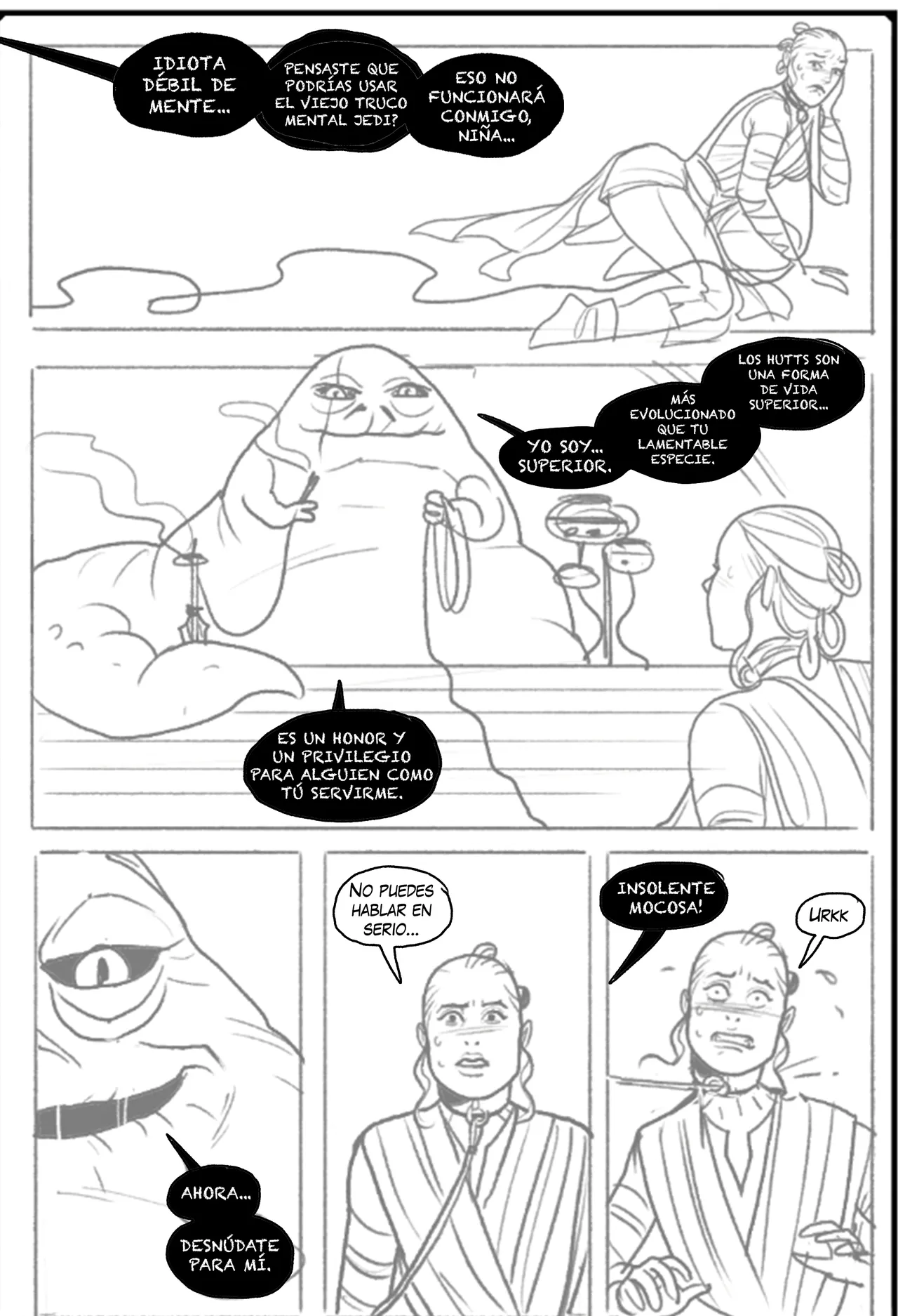 Rey Slave of the Hutt - Rey Esclava del Hutt page 9 full