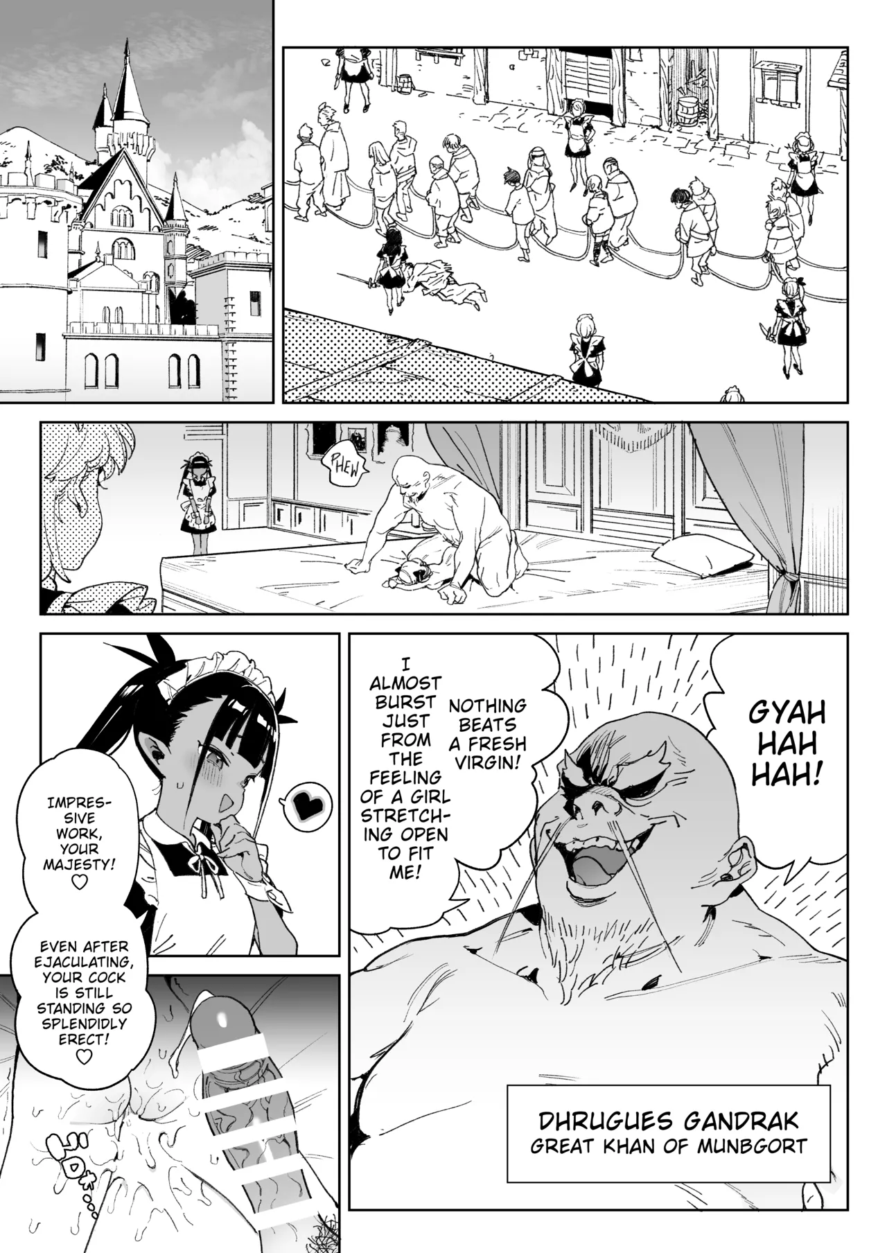 Chinpo no Tame ni... | I'd Kill Every Last Person in this Country for a Taste of Master's Cock! page 12 full